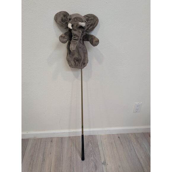 Folkmanis Elephant Stage Puppet, Golf Club Cover Gray - Picture 6 of 7